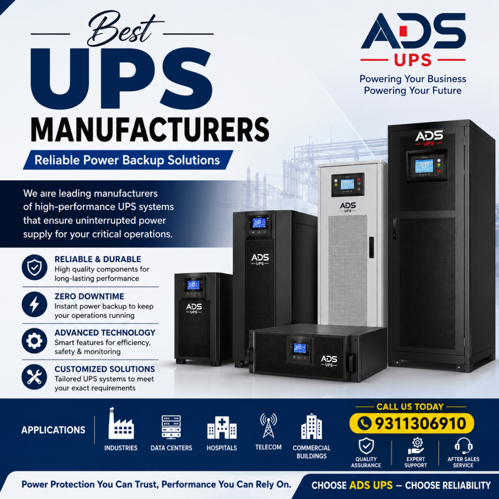 Best UPS Manufacturers In Delhi