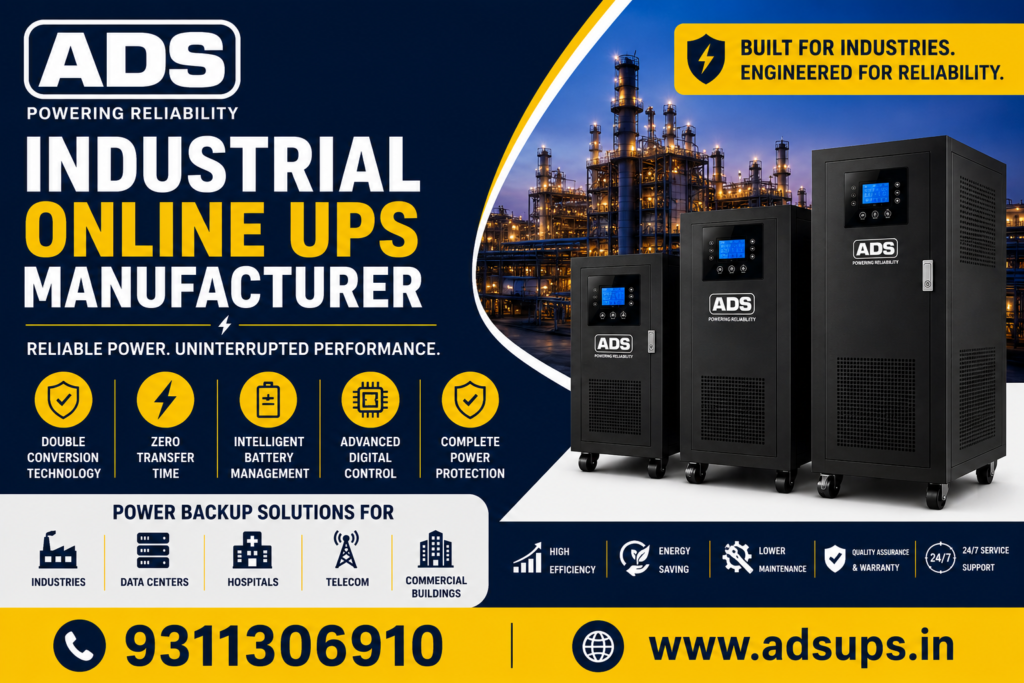 Industrial Online UPS Manufacturer in Bawana