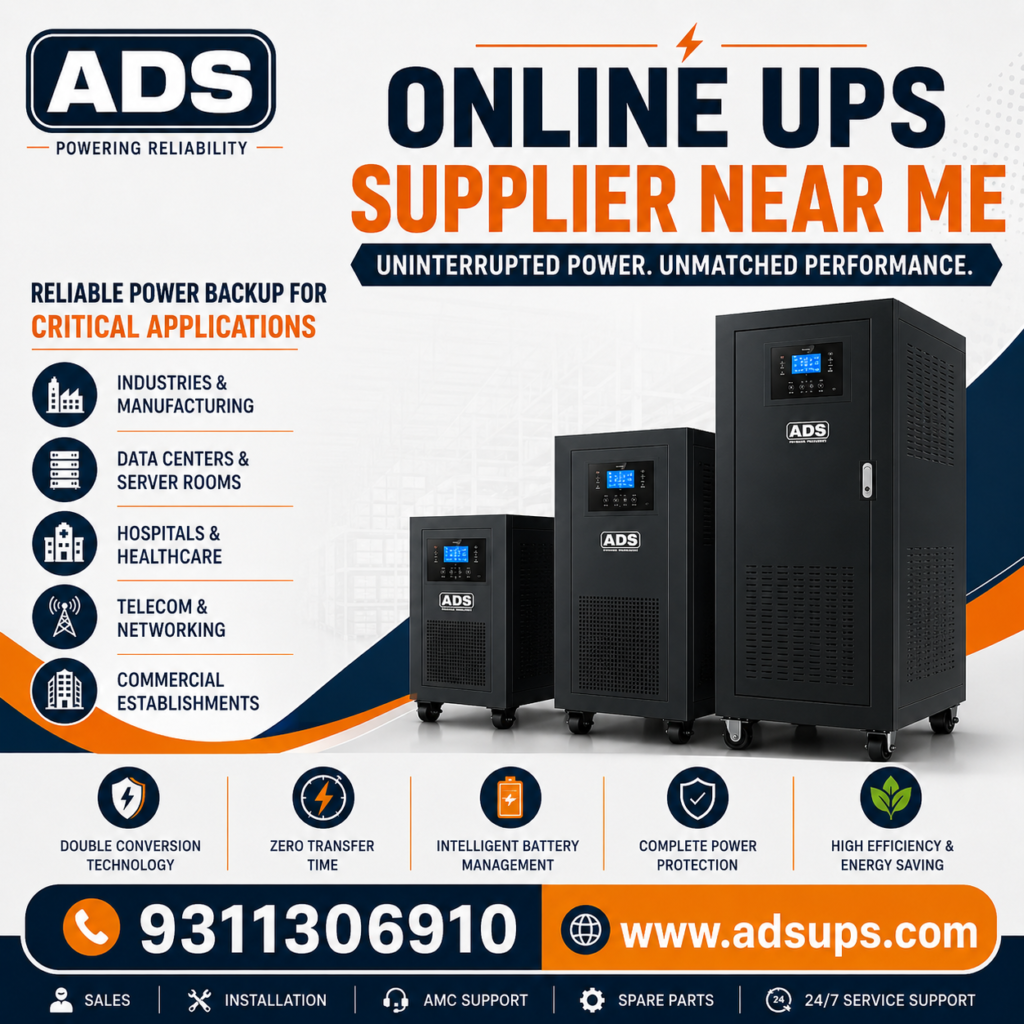 Industrial Online UPS Manufacturer in Delhi-