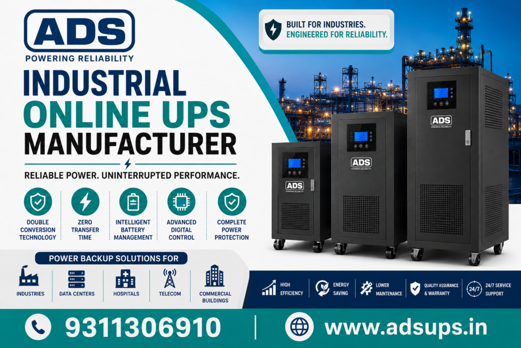 Industrial Online UPS Manufacturer in Faridabad