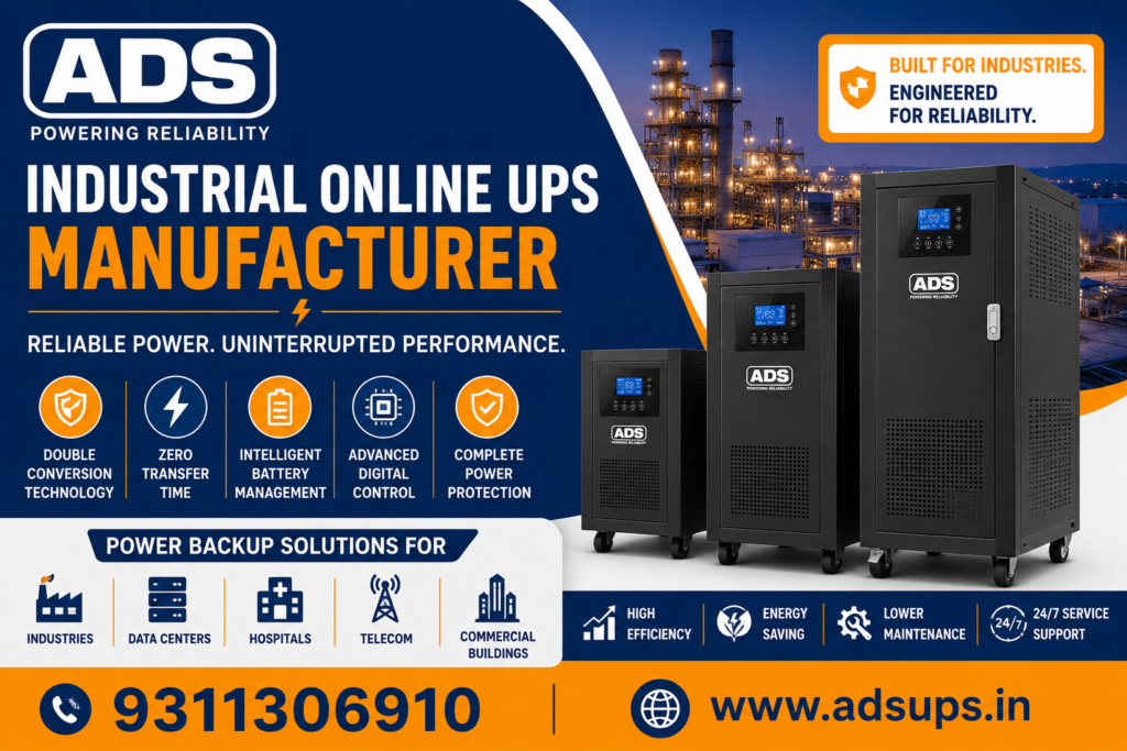 Industrial Online UPS Manufacturer in Gurgaon