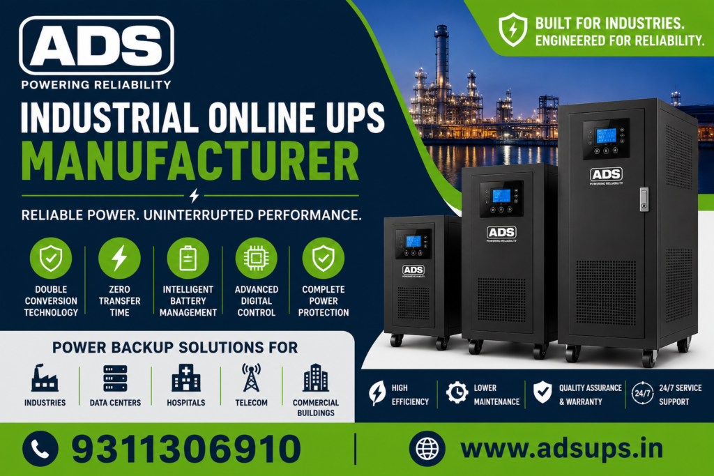 Industrial Online UPS Manufacturer in IMT Manesar