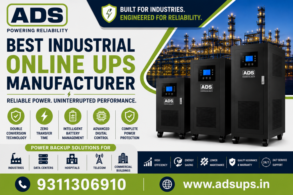 Best Industrial Online UPS Manufacturer in Greater Noida