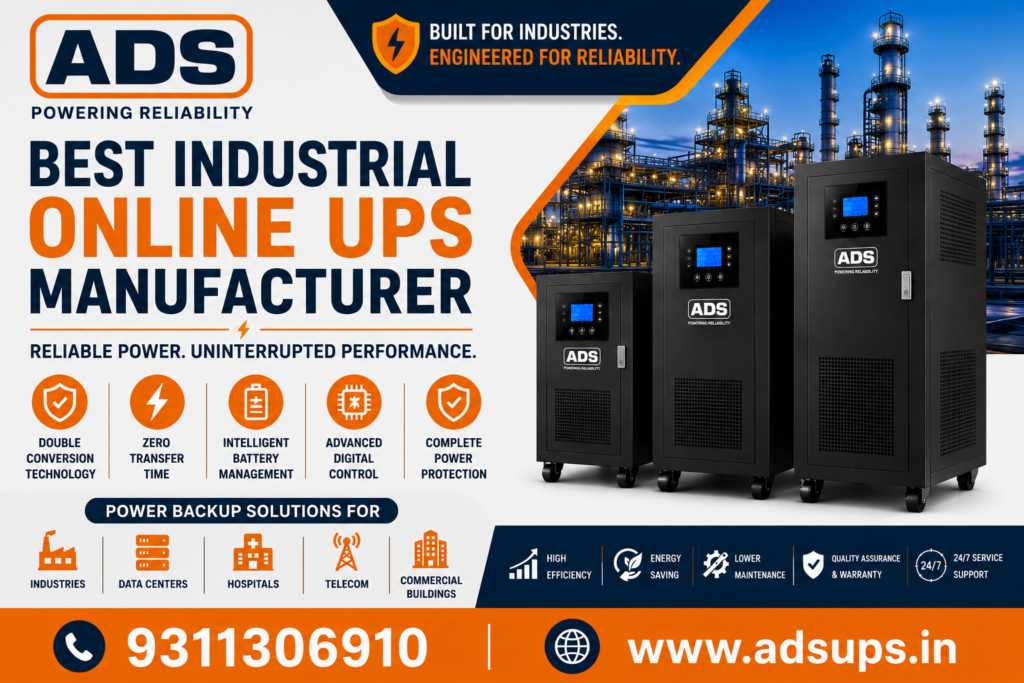 Best Industrial Online UPS Manufacturer in Noida
