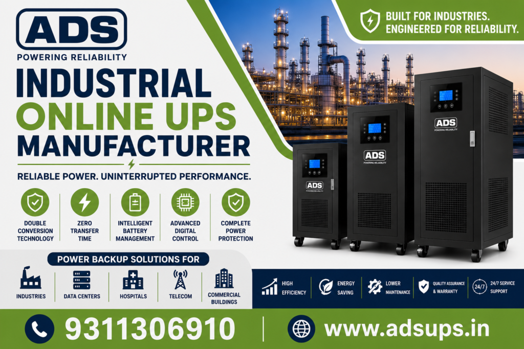 Industrial Online UPS Manufacturer in Kundli